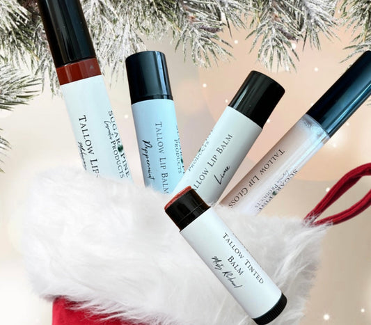 Natural Stocking Stuffers: Tallow Lip Products