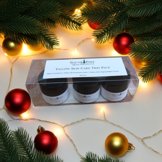 The Perfect Natural Christmas Gift: Tallow Trio Skin Care Sampler Pack
