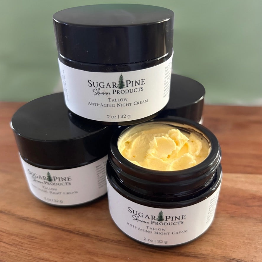 The Science of the Ingredients in Our Tallow Anti-Aging Night Cream