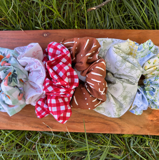 Homemade Hair Scrunchies